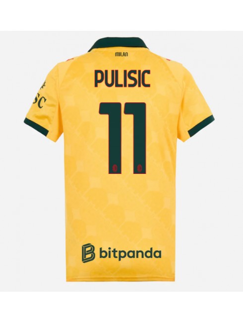 AC Milan Christian Pulisic #11 Replika Tredje Kläder Dam 2025-26 Kortärmad AC Milan Christian Pulisic #11 Replika Tredje Kläder Dam 2025-26 Kortärmad